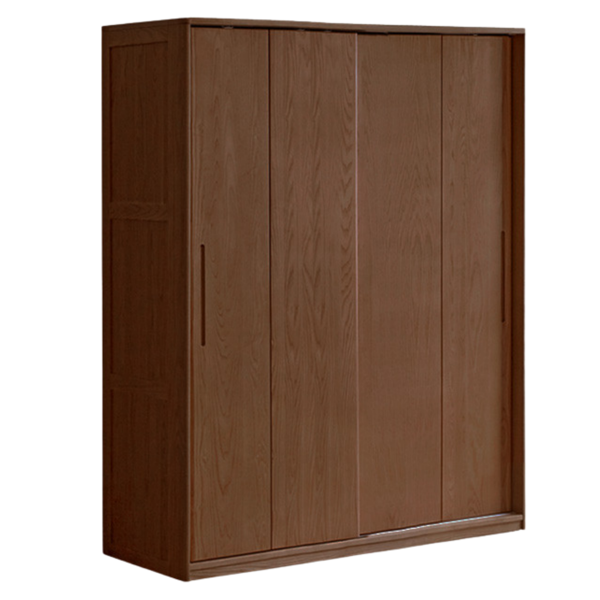 White Ash, Ash, Oak Solid Wood Wardrobe With Sliding Doors