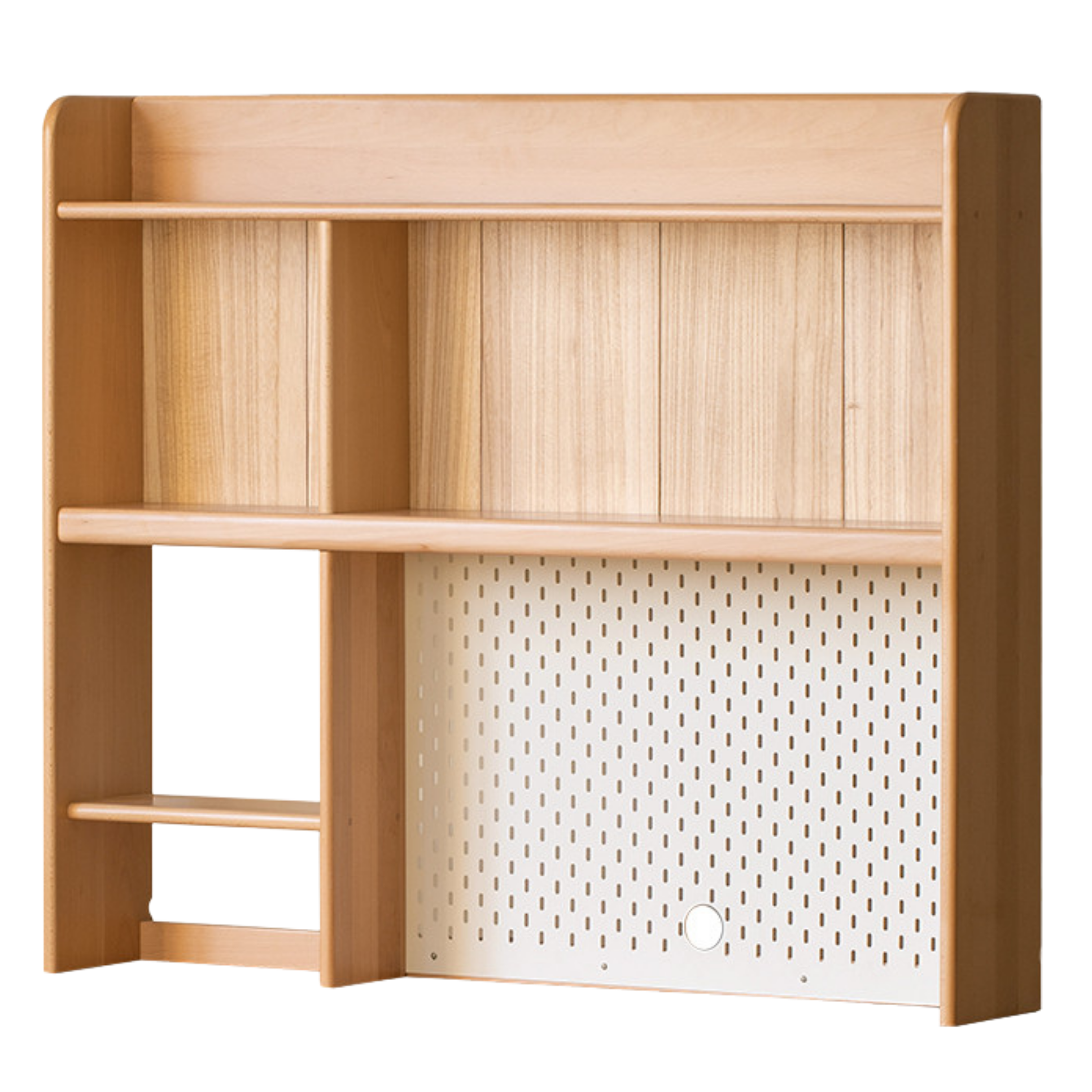 Beech, Oak, Poplar Solid Wood Study Desk with Shelf