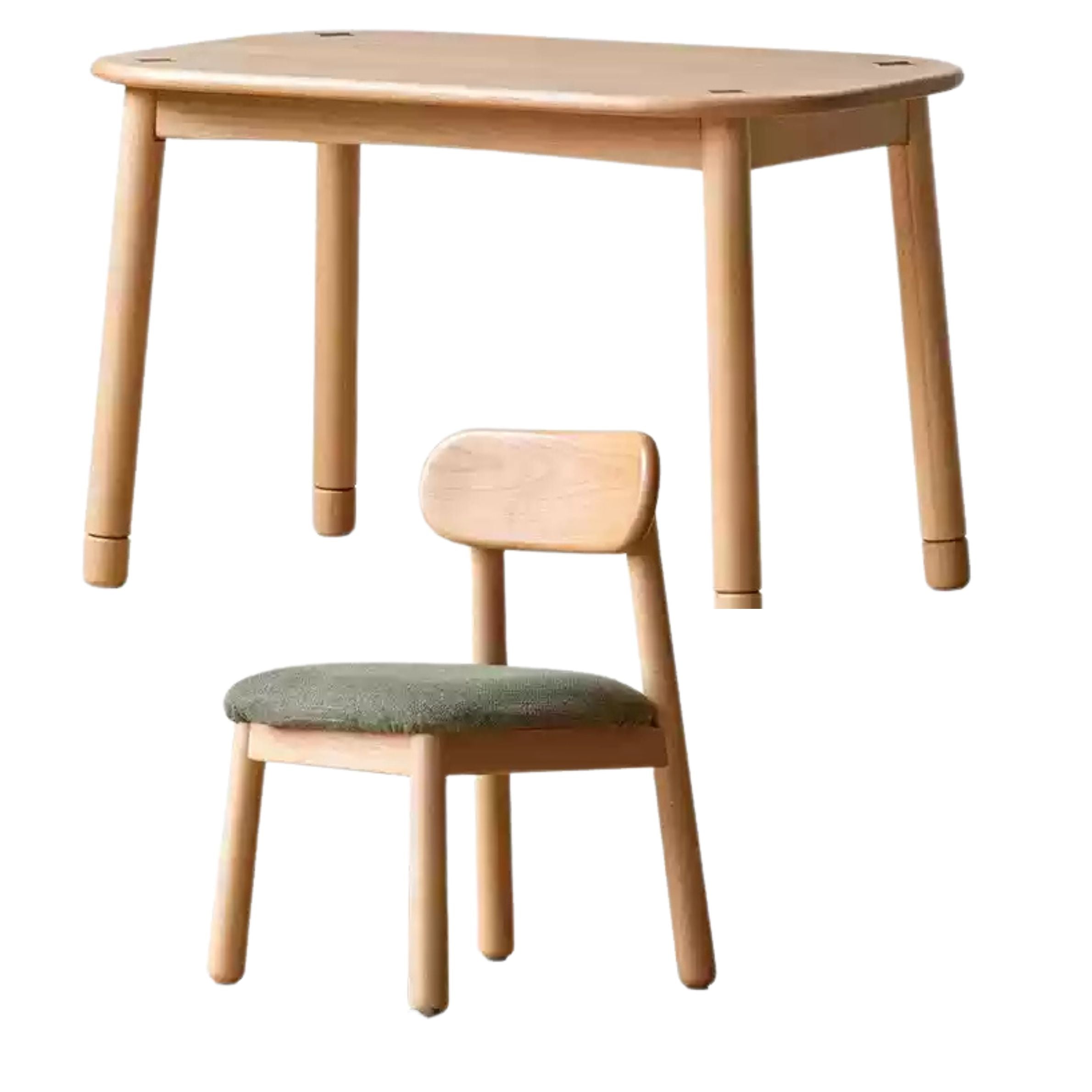 Beech Solid Wood Handmade Children's Table
