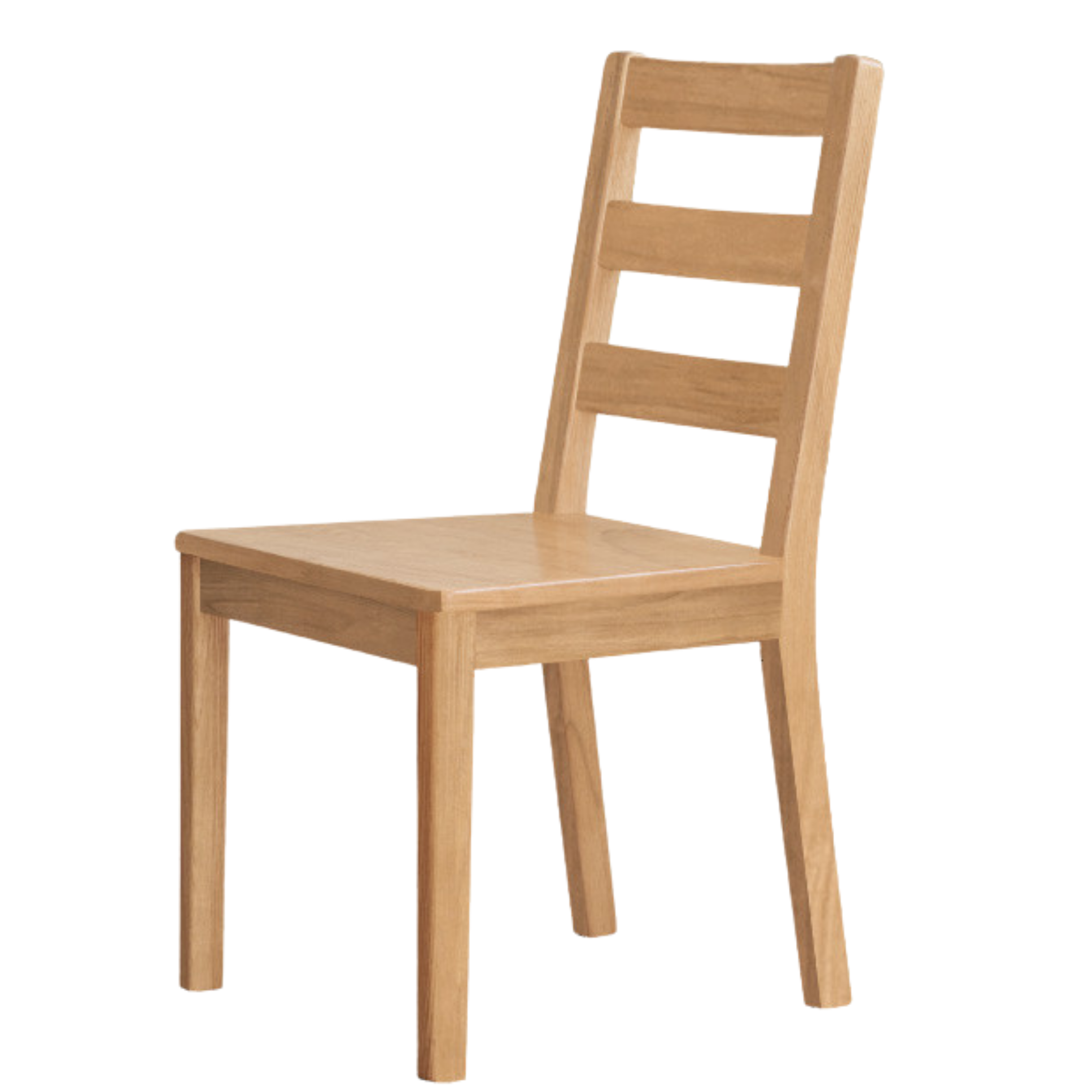 4 pcs set Oak, Beech, Rubberwood Solid Wood - Dining Chair