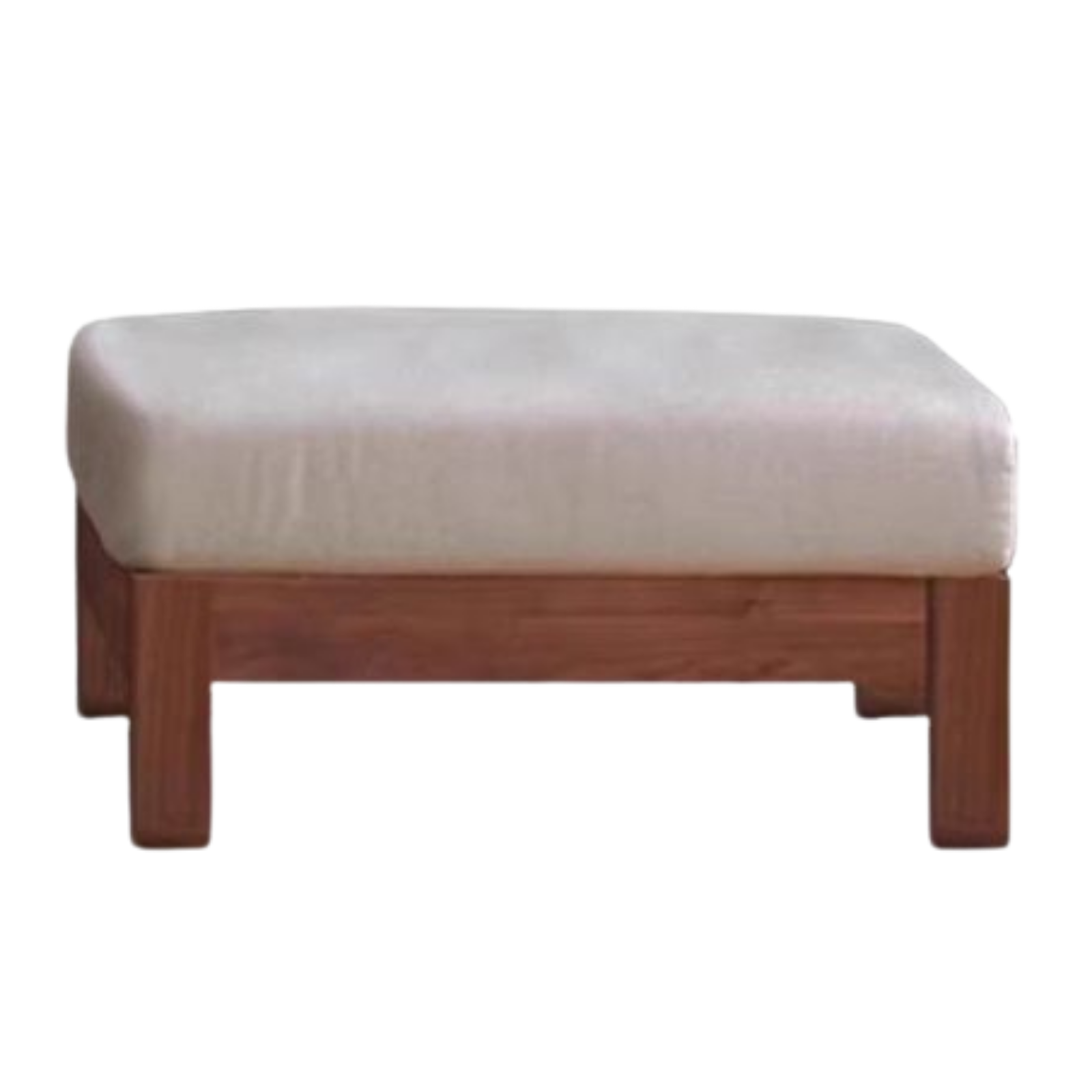 Oak, Ash, Cherry, Black Walnut Solid Wood Casual Footstool with Modern Minimalist Style