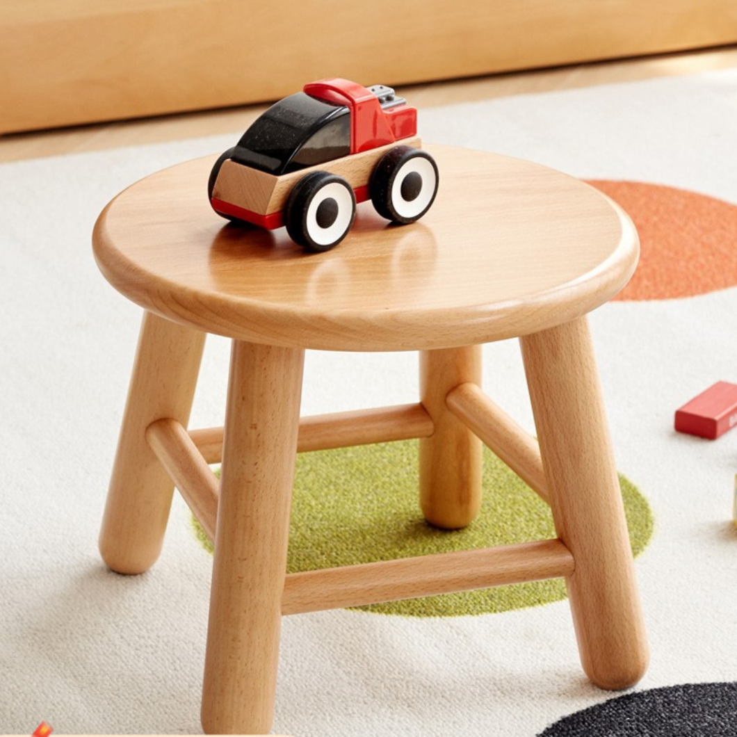 Oak, Beech Solid Wood Small Stool