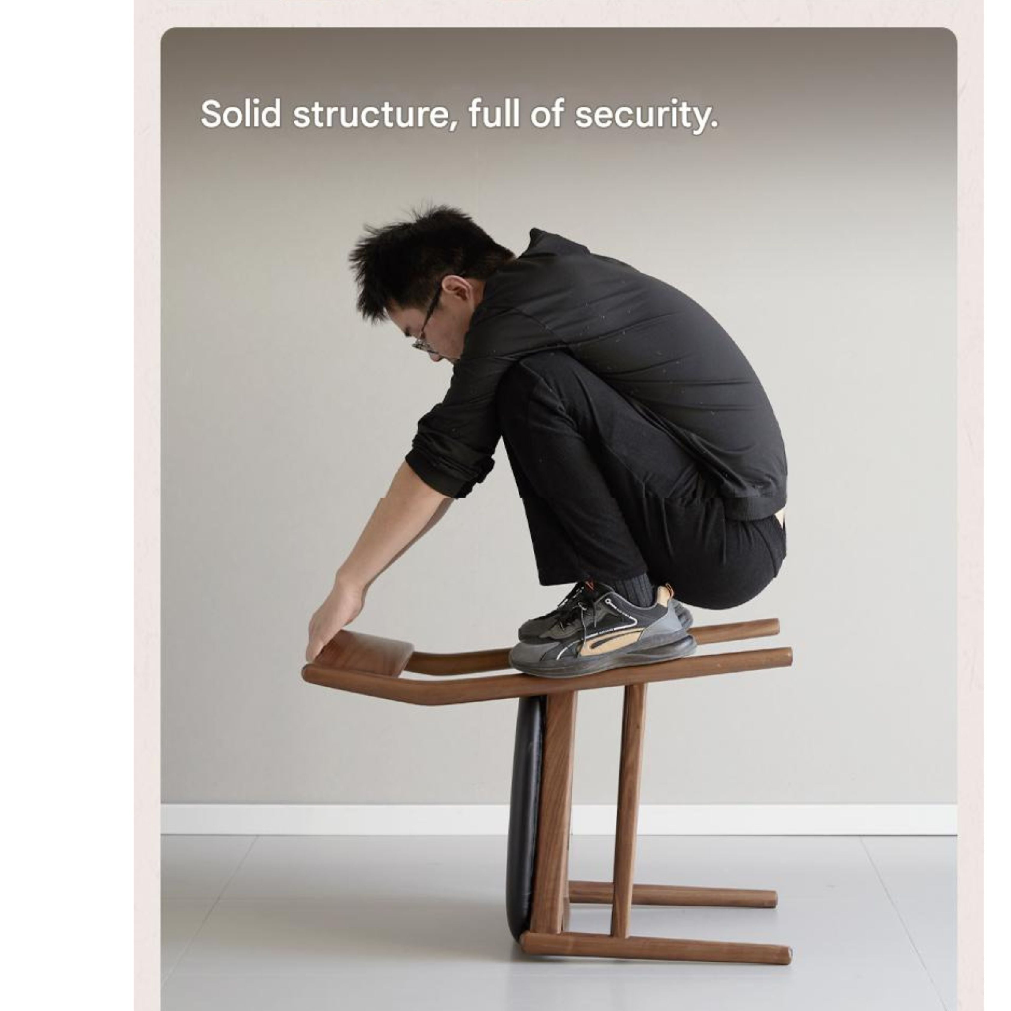 4 pcs Black Walnut, Ash, White Ash, Oak, White Oak, Beech, Sandalwood Solid Wood Dining Chair Retro