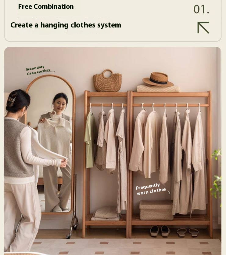 Cherry Solid Wood Retro Medieval Style Hanger
