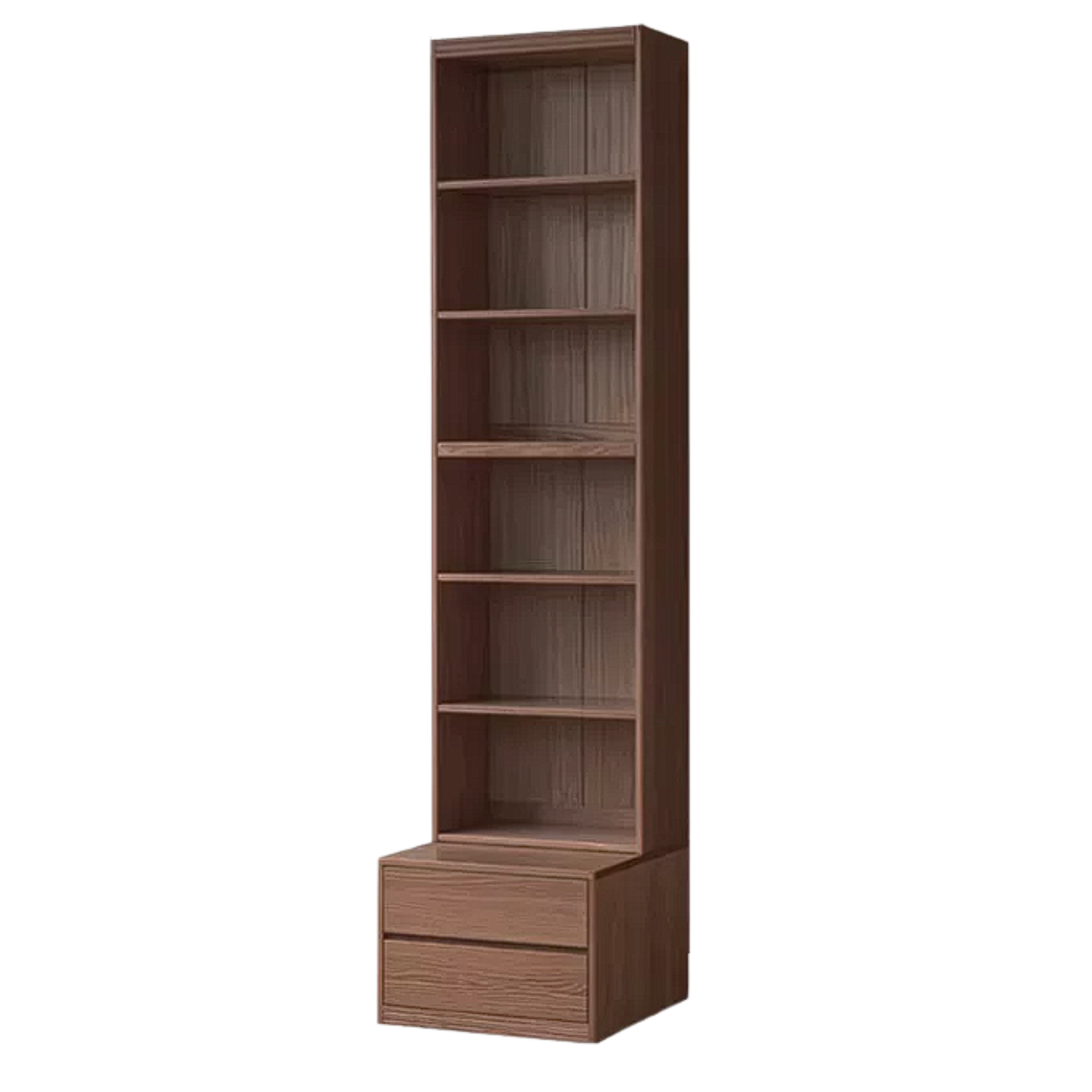 Sandalwood, Oak, Ash Solid Wood Combination Bookcase