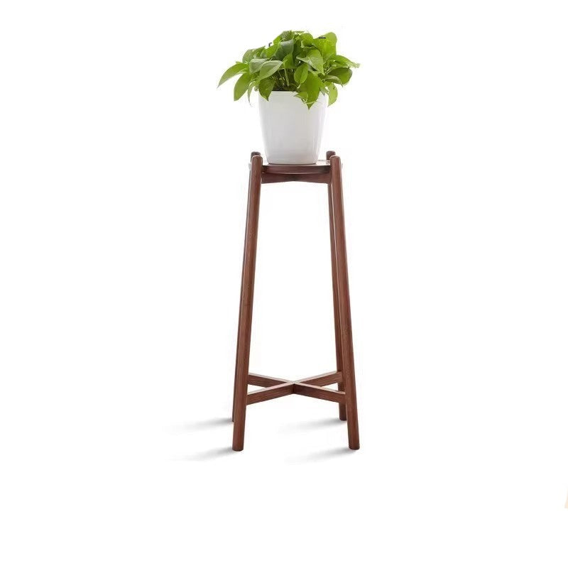 Oak Solid Wood Flower Rack Storage Rack