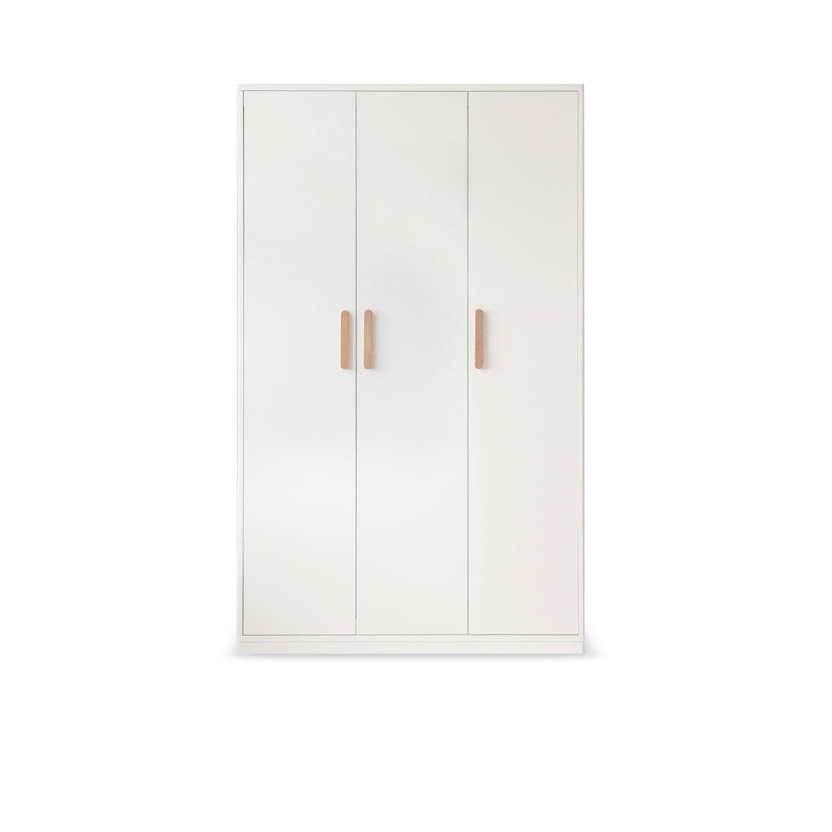 Pine Solid Wood Wardrobe Cream Style.