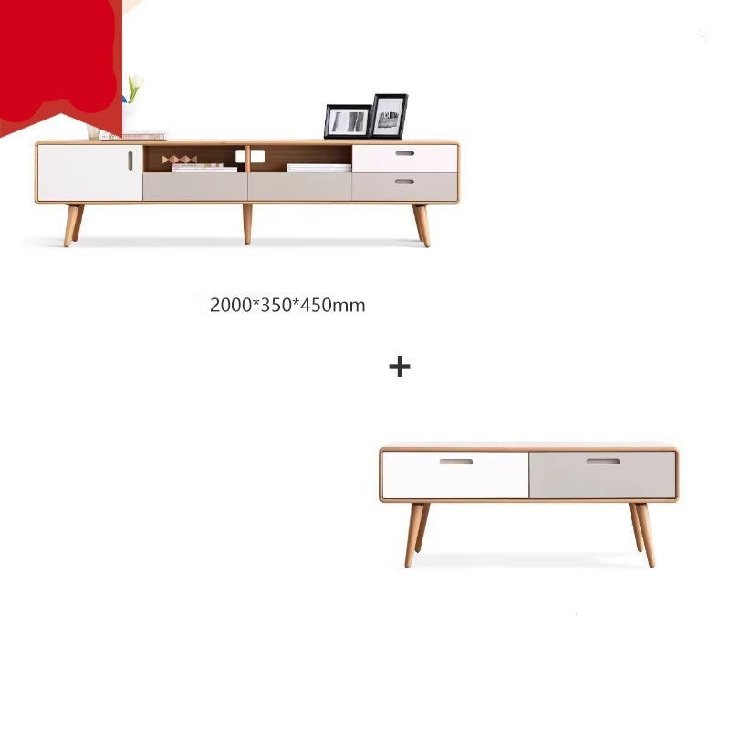 Beech solid wood multicolor design TV cabinet "