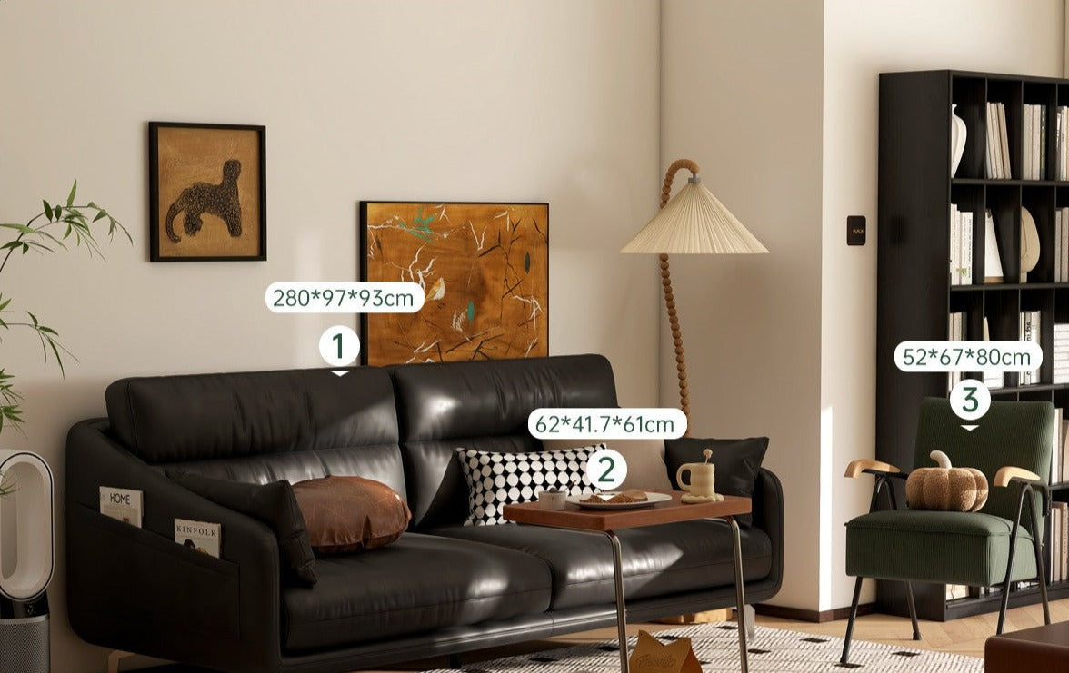 Living room furniture set First layer cowhide sofa living room middle-aged style