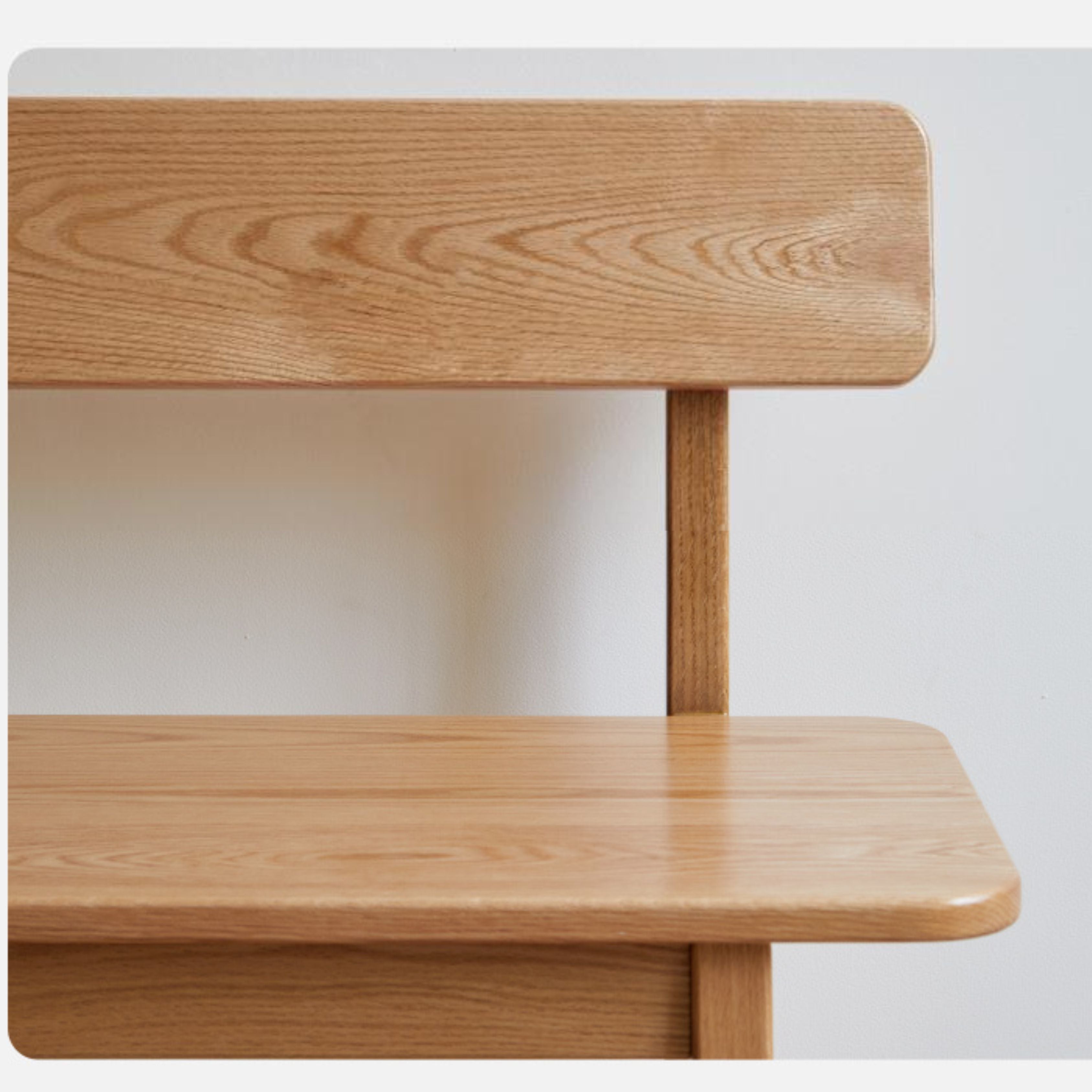 Ash, Oak Solid Wood Nordic Long Bench