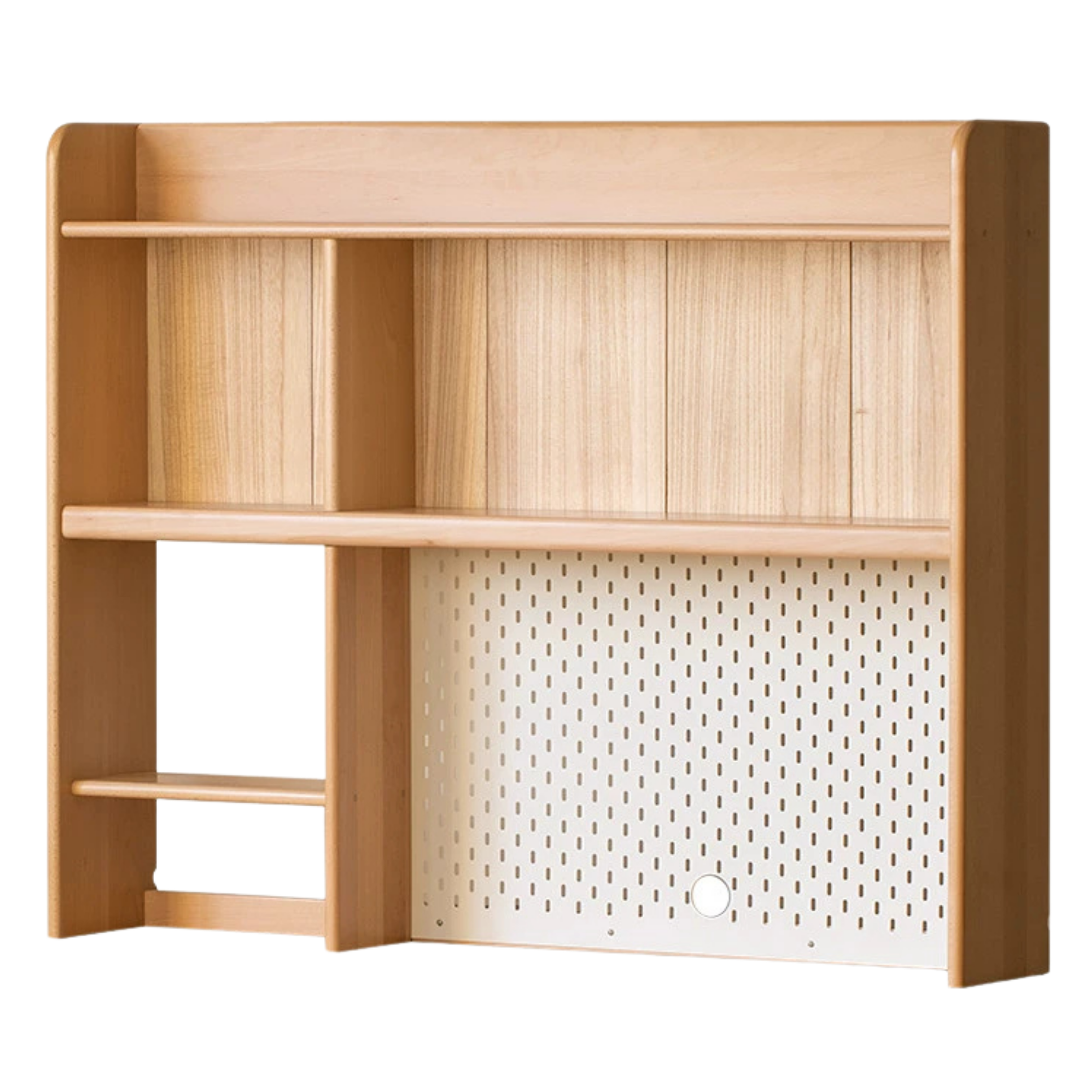 Beech, Oak, Poplar Solid Wood Study Desk with Shelf