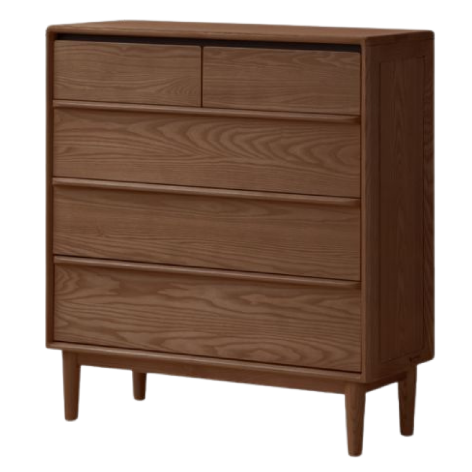 Ash Solid Wood Modern Drawer Cabinet