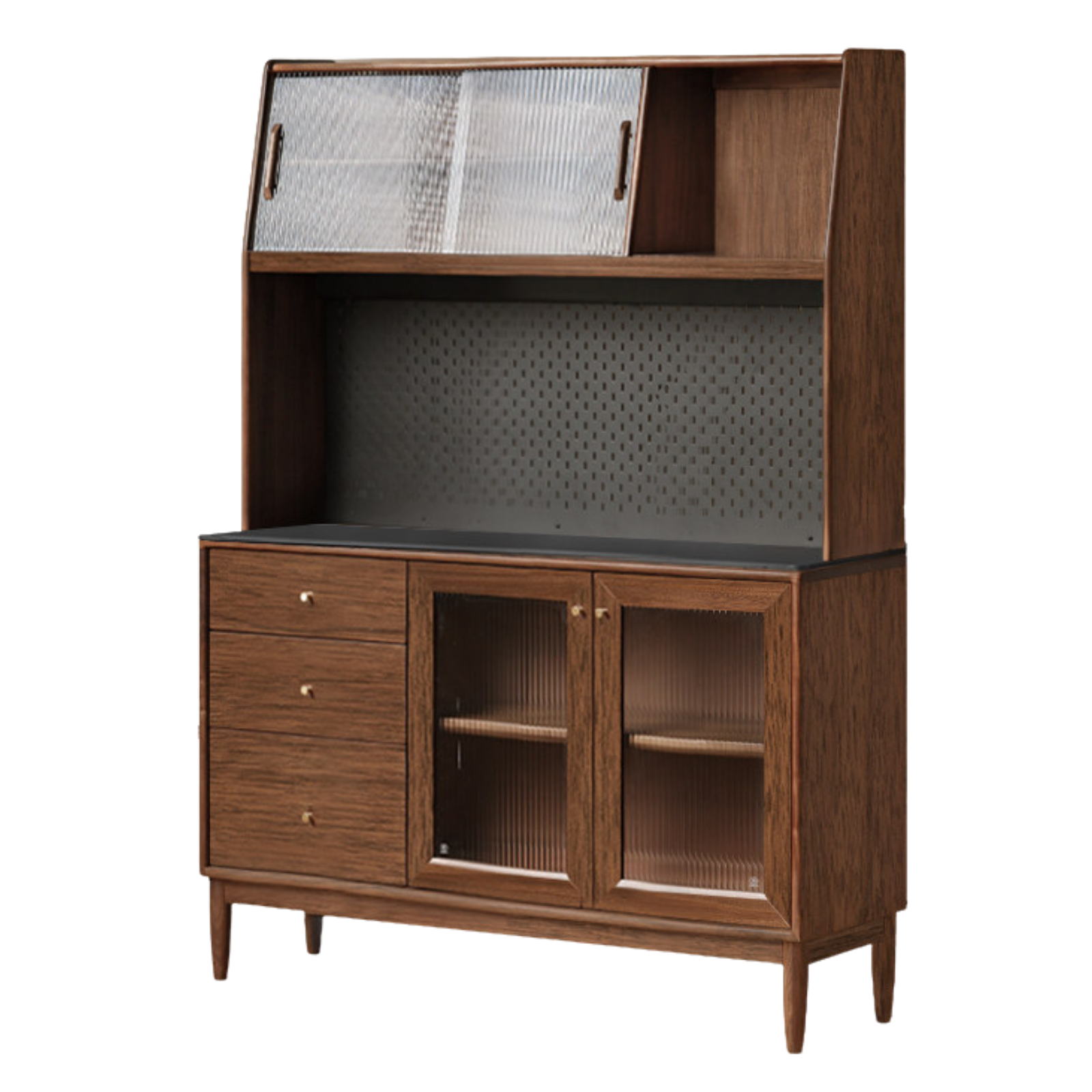 Black Walnut , South American Walnut, Catalpa Solid Wood Sideboard, Buffet Cabinet