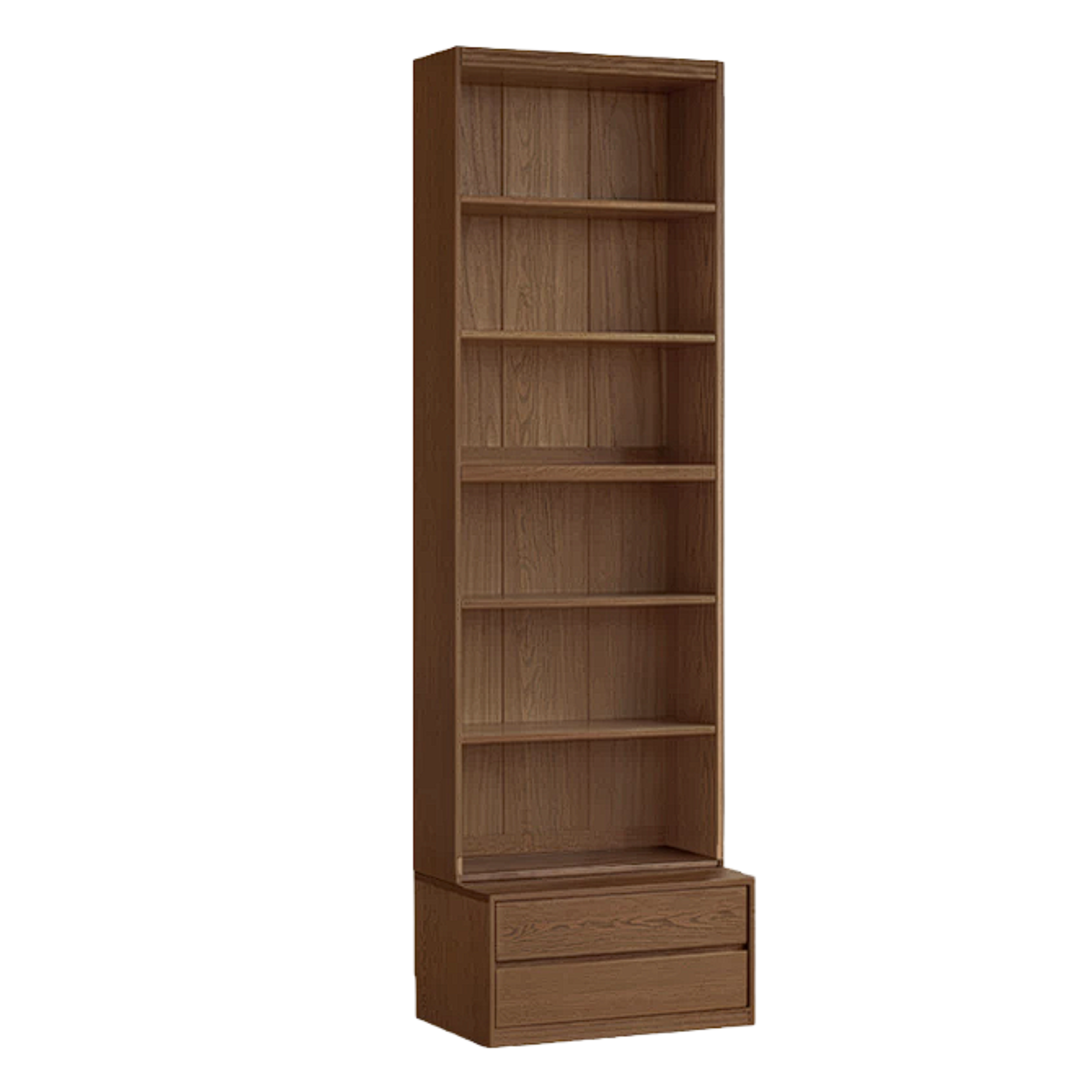 Sandalwood, Oak, Ash Solid Wood Combination Bookcase