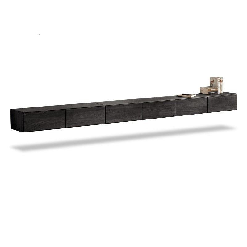 Solid Wood TV Cabinet Hanging LED lights"+