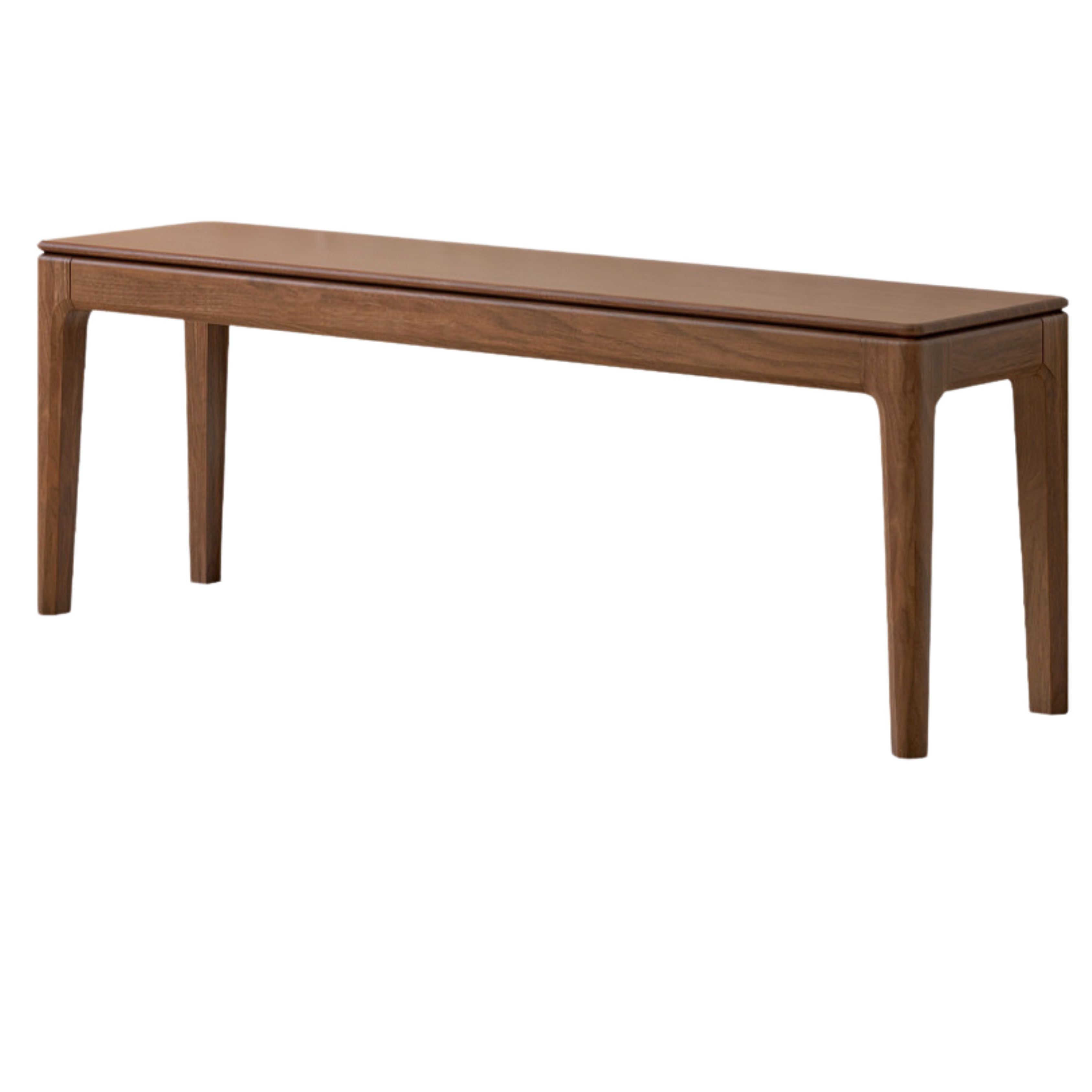 Black Walnut, Oak Solid Wood Nordic Long Bench