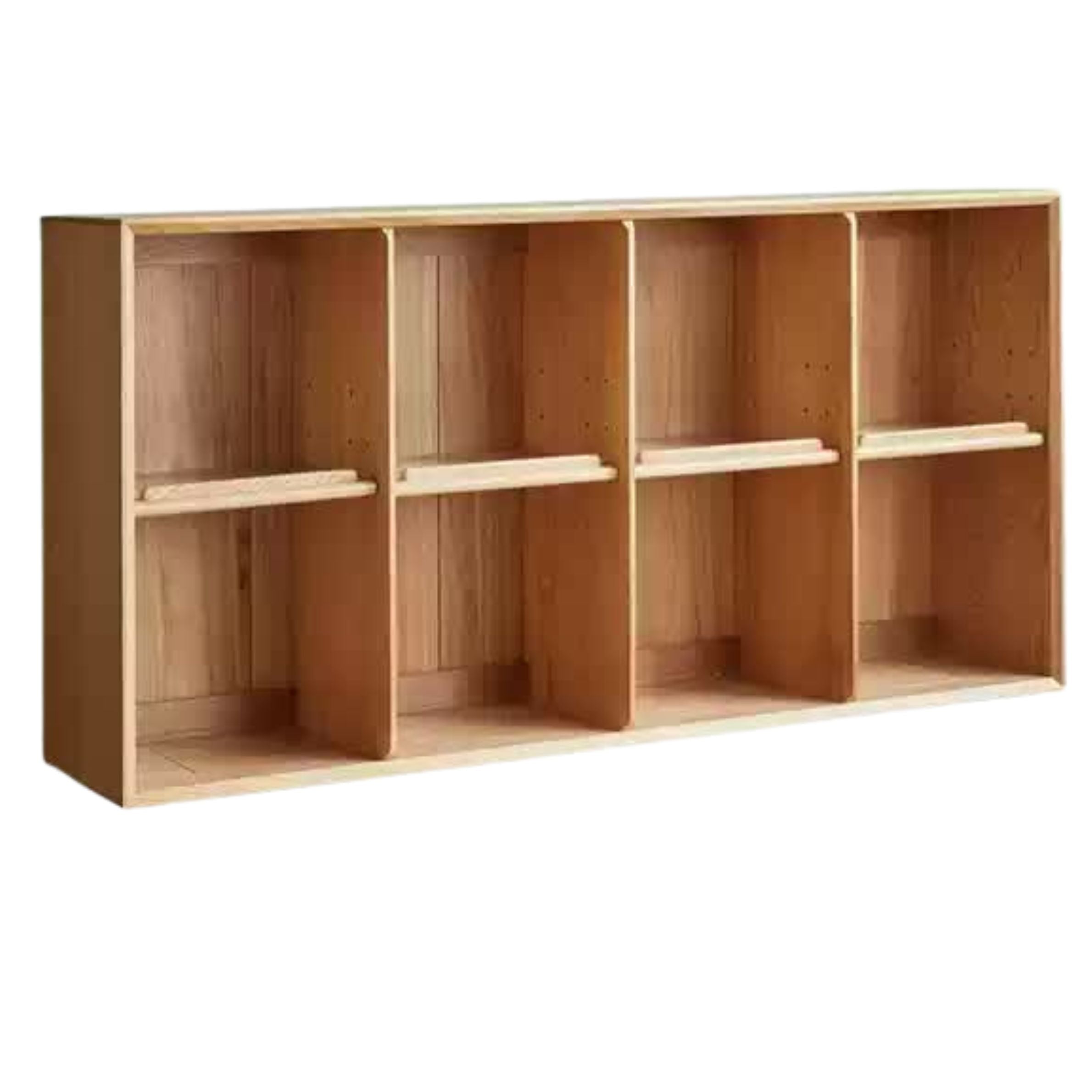 Oak Solid Wood Modern Creative Bookcase