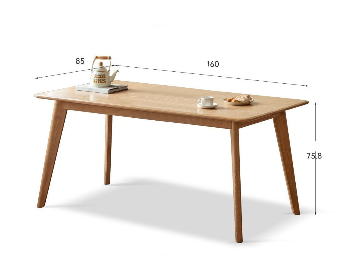 Oak, Ash Solid wood dining table "