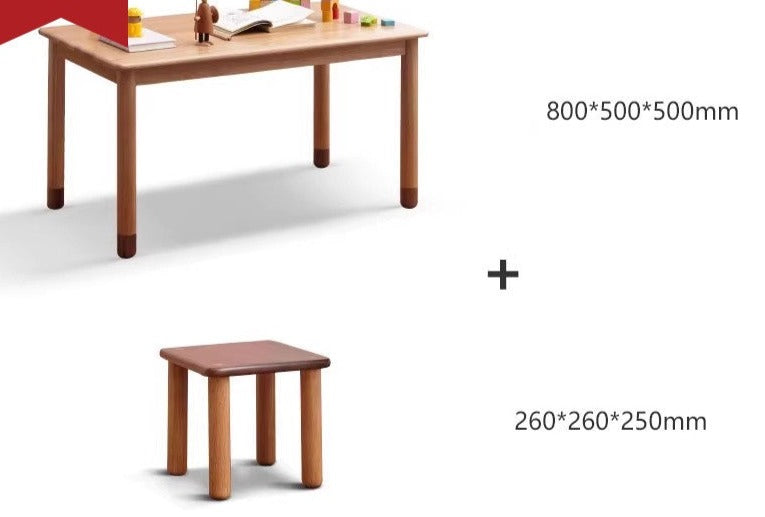 Oak Solid Wood Handmade Children's StudyTable