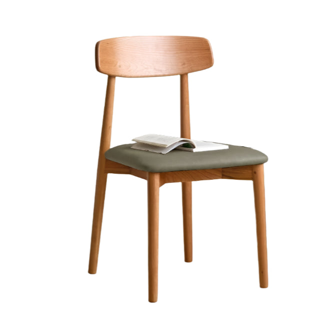 4 pcs set - Black Walnut, White Ash, Ach, Oak, Cherry, Solid RubberWood Dining Chair