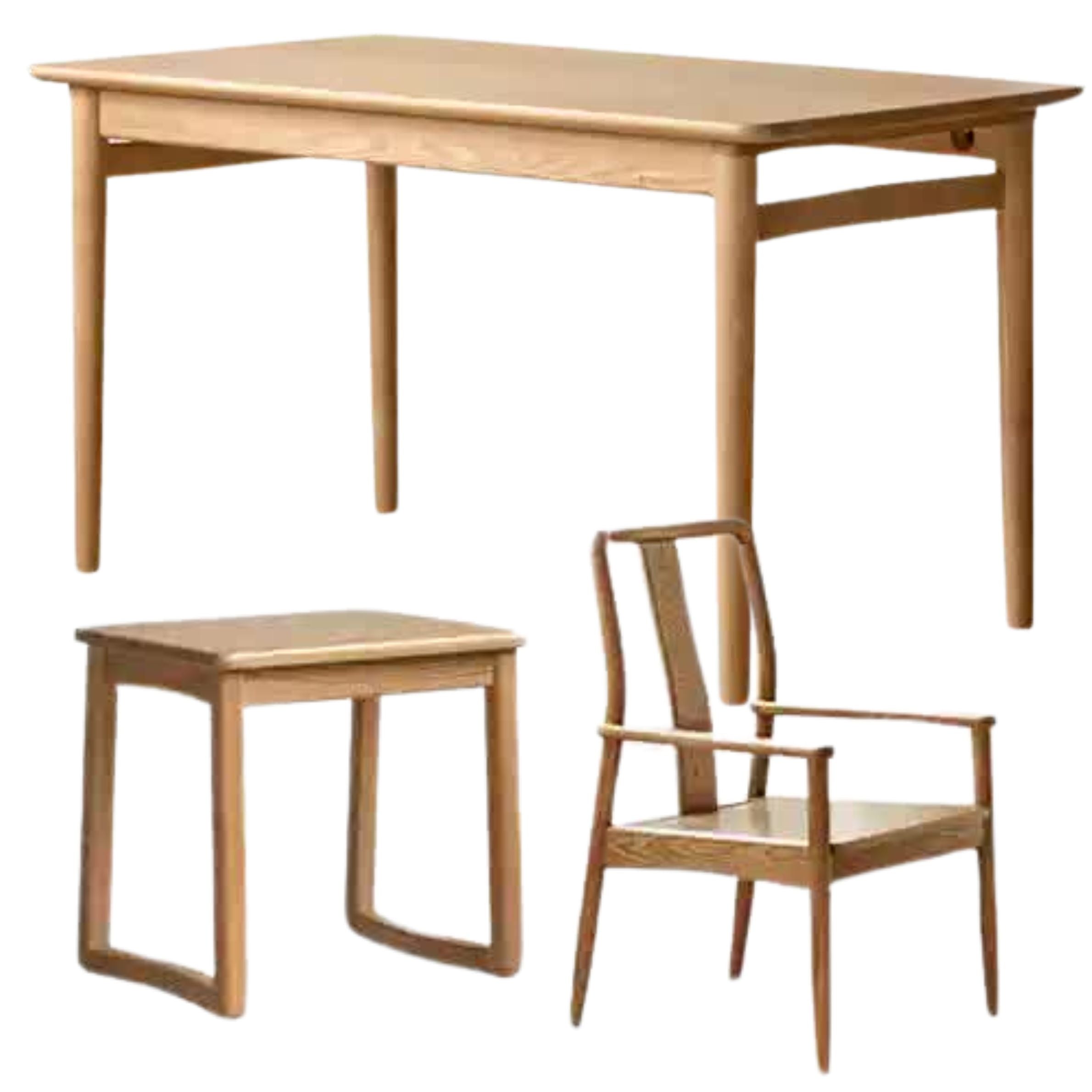Ash Solid Wood Modern Dual-Purpose Tea Table.