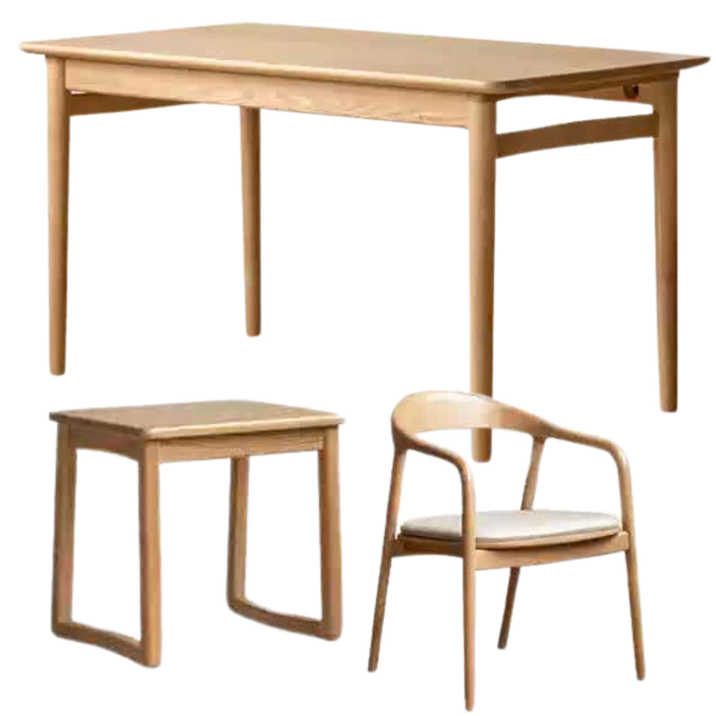 Ash Solid Wood Modern Dual-Purpose Tea Table.