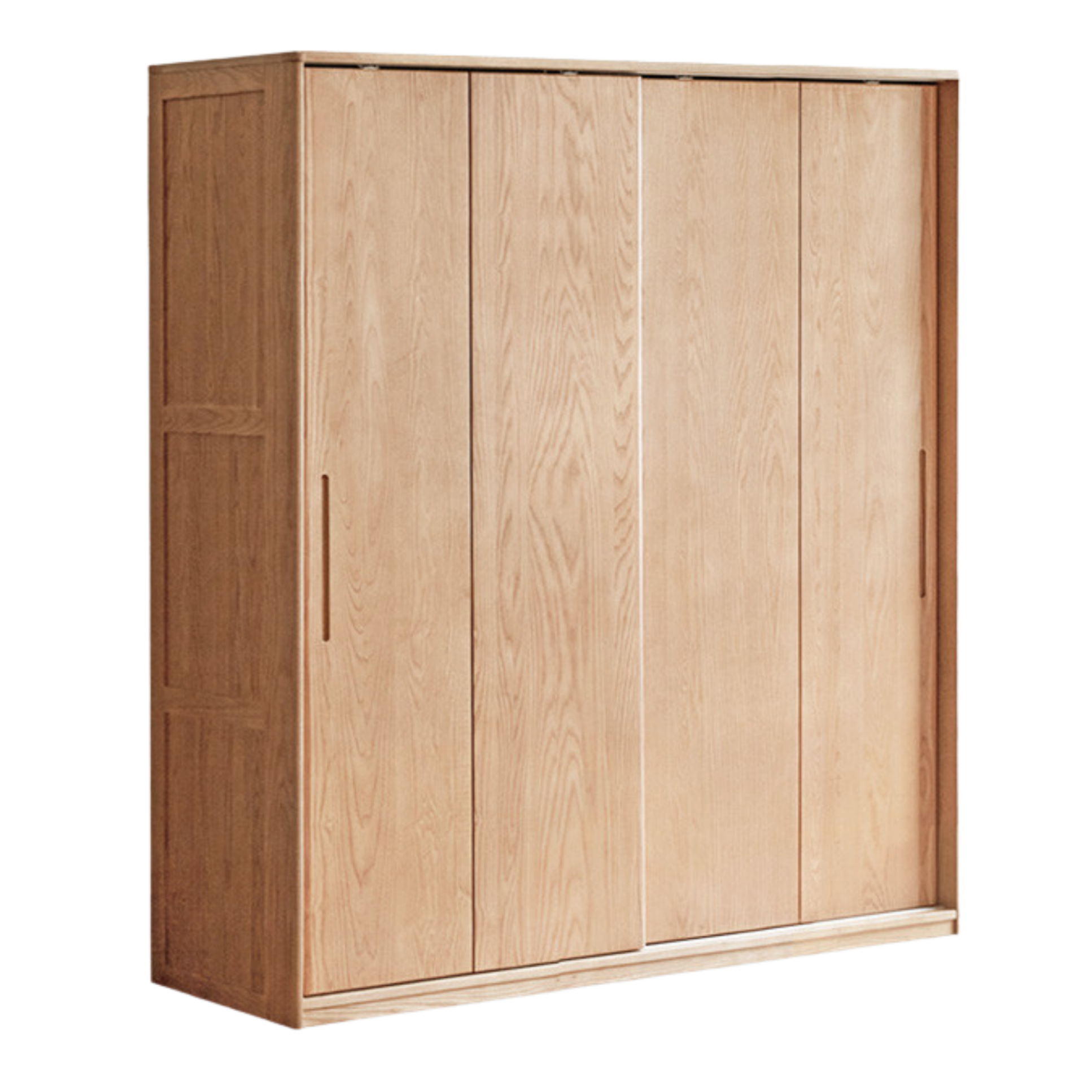 Oak, Ash, Manchurian Ash Solid Wood Wardrobe With Sliding Doors.