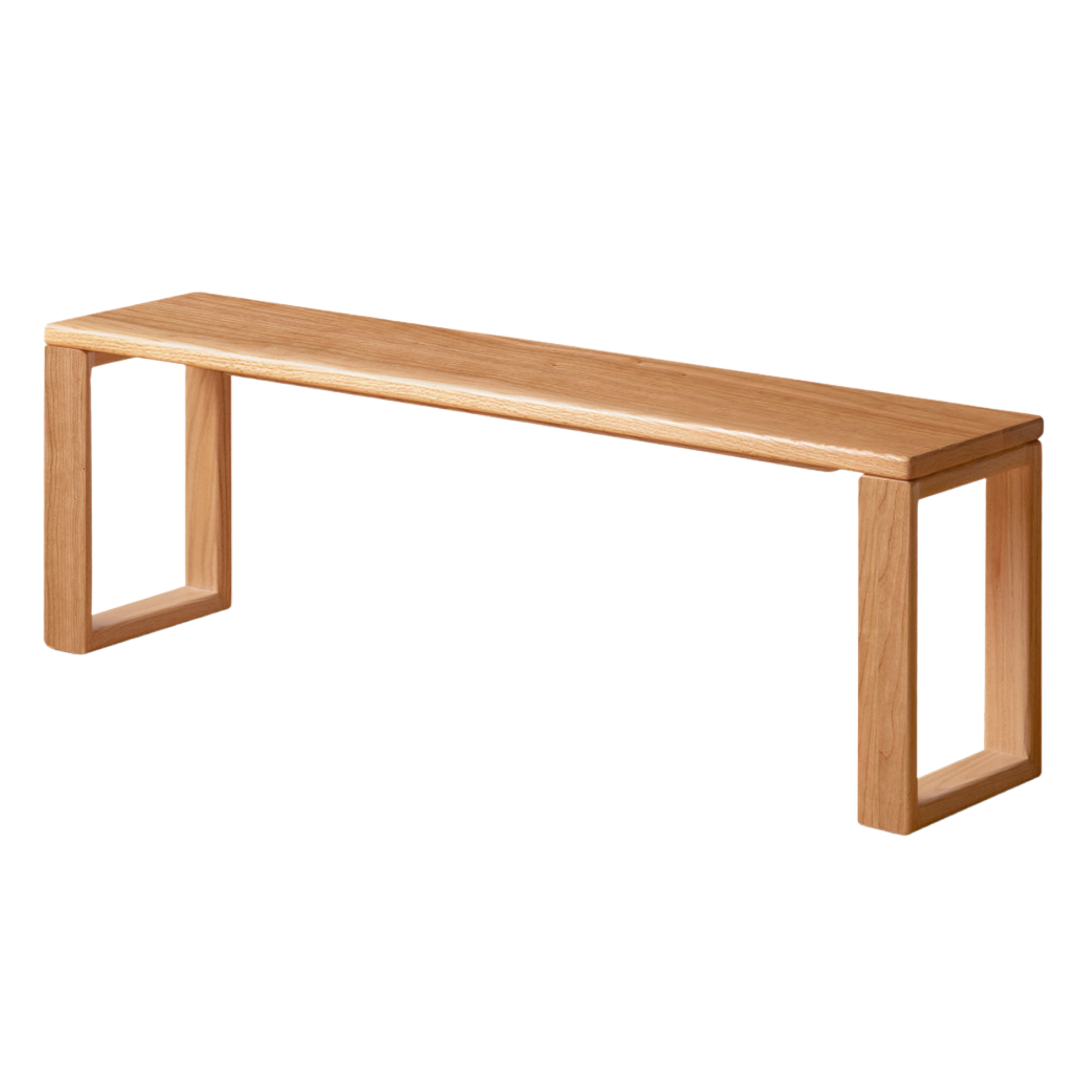 Ash, Oak, Cherry, Beech Solid Wood Long Bed end Bench