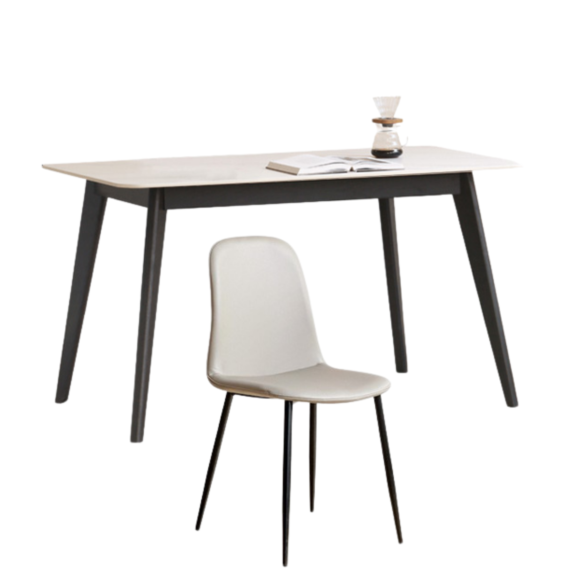 Oak, Solid Rubberwood Reliable Rock Table