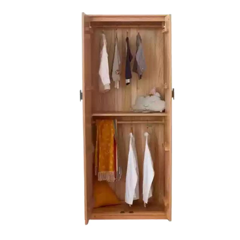 Oak Solid Wood Children's Wardrobe