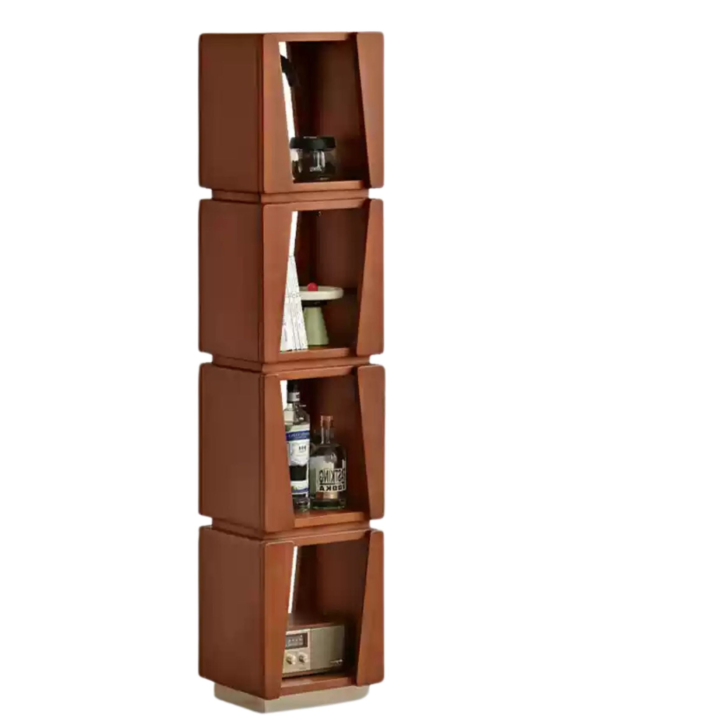 Poplar Solid Wood Bauhaus Bookshelf.