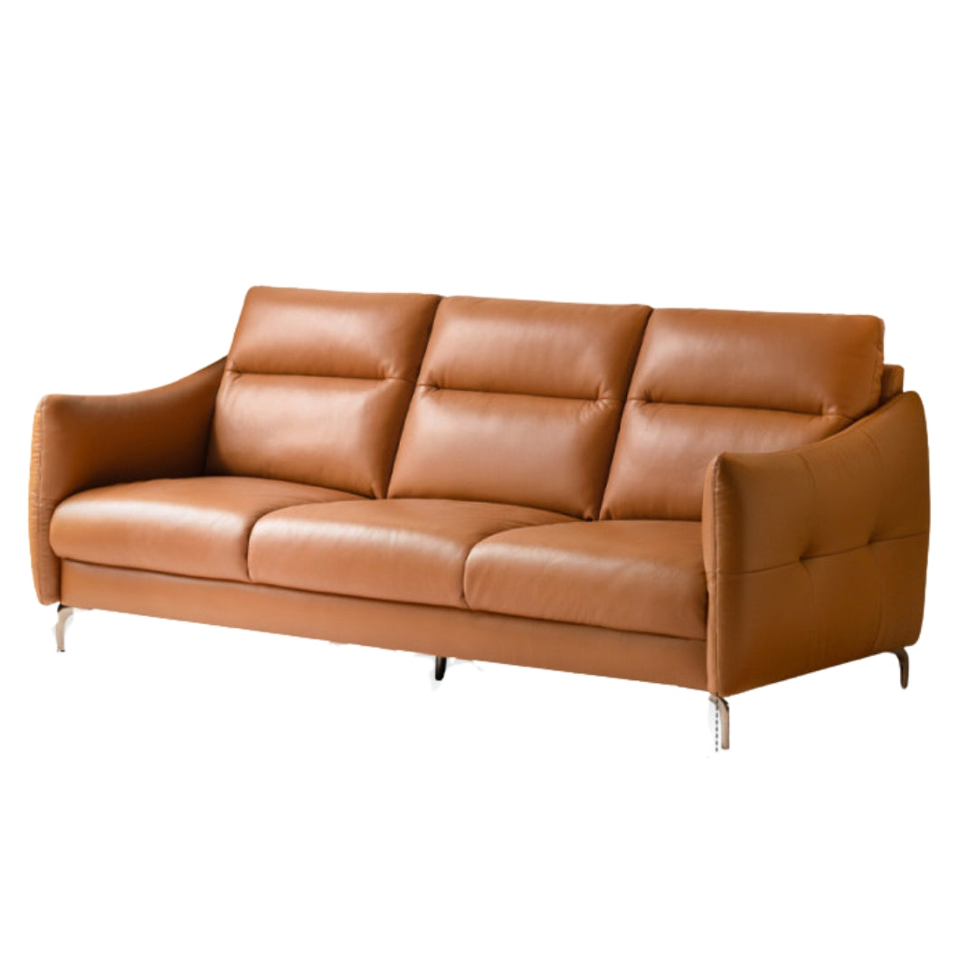 Genuine Top-Grain Leather Sofa – Modern