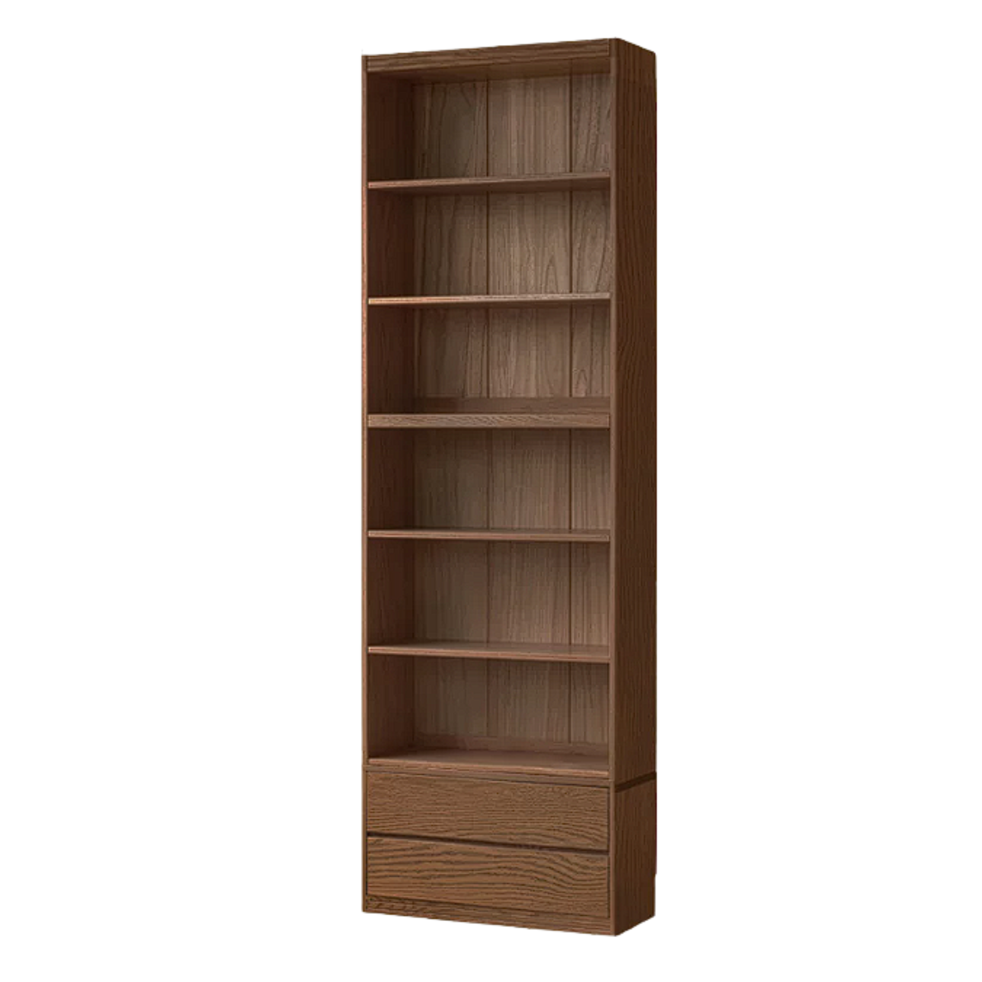 Sandalwood, Oak, Ash Solid Wood Combination Bookcase