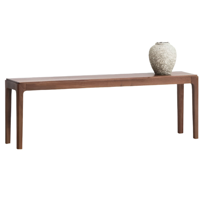 Black Walnut Solid Wood Nordic Long Bench