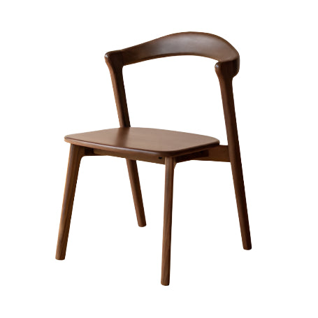 Black Walnut, Ash Solid Wood Dining Chair