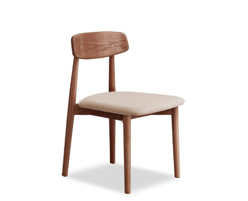 2 pcs set- solid wood dining chair simple modern-