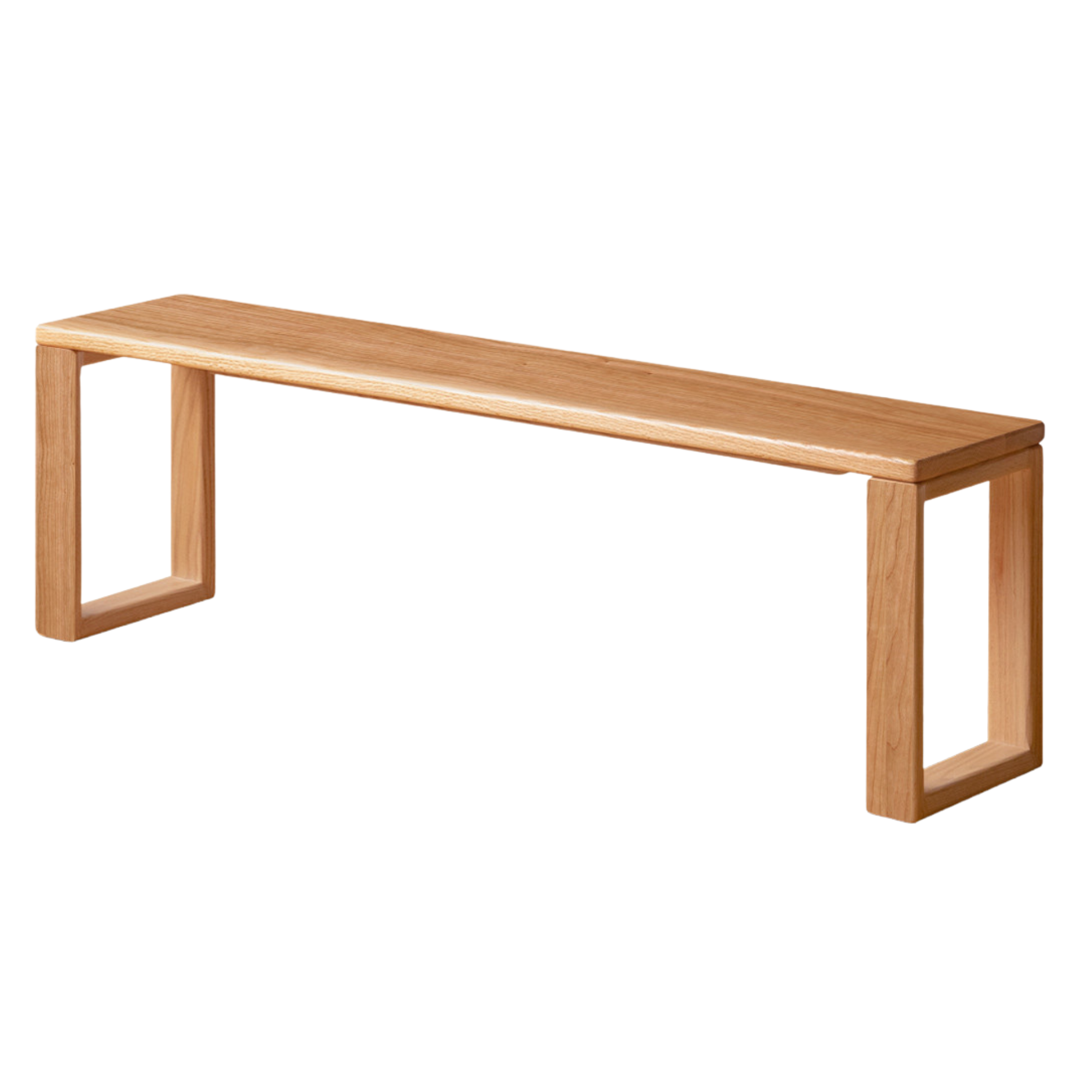 Ash, Oak, Cherry, Beech Solid Wood Long Bed end Bench