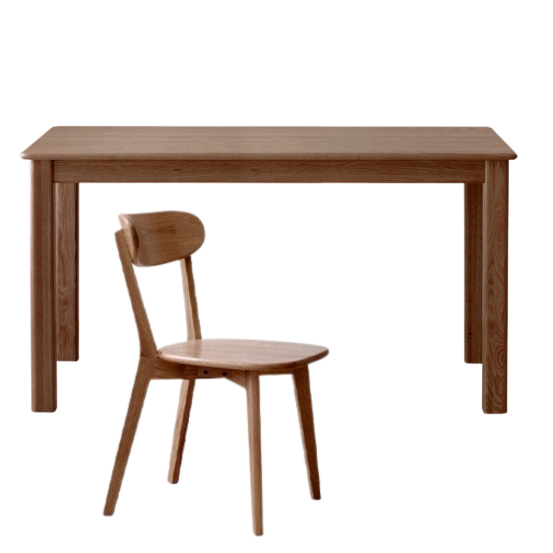 Ash, Oak Solid Wood Modern Dining Table