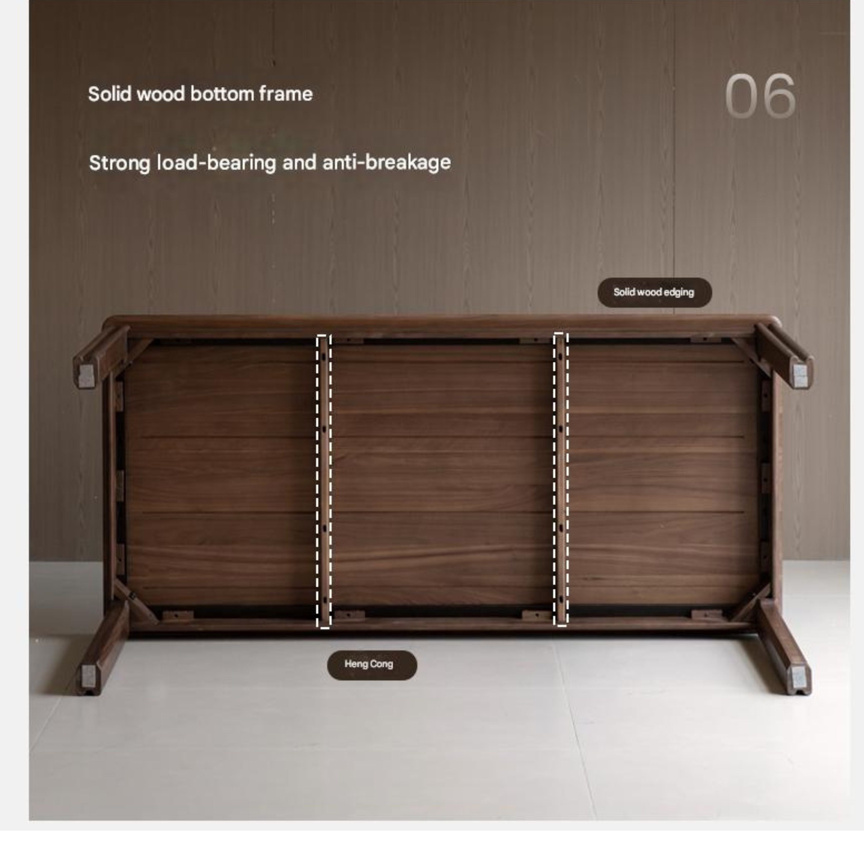Oak Solid Wood Light Luxury Dining Table