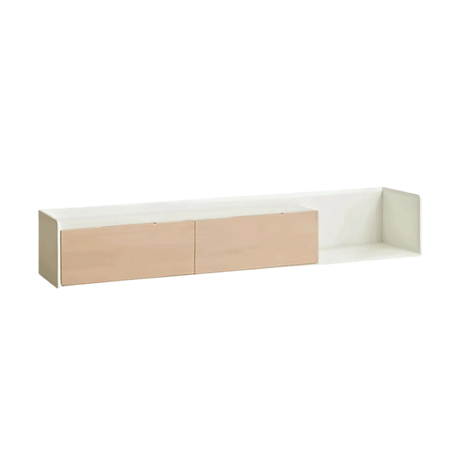 Solid Rubberwood, Oak Solid Wood Scandinavian TV Stand
