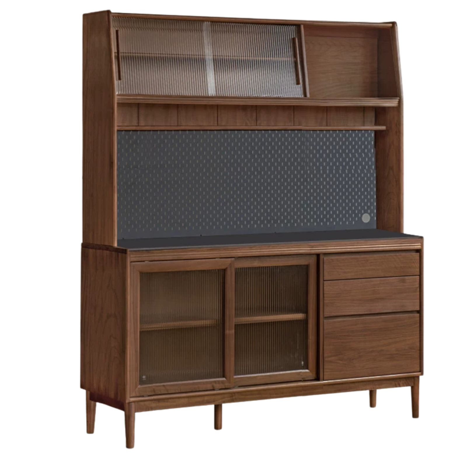 Black Walnut, Oak, Sandalwood, Ash, White Ash Solid Wood Rock Board Sideboard