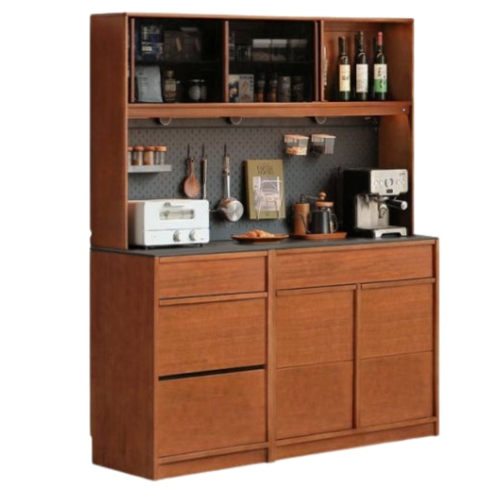 Poplar Solid Wood Medieval Sideboards.