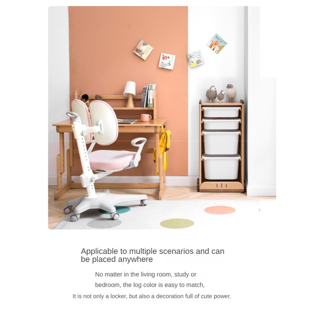 Beech Solid Wood Kids Storage