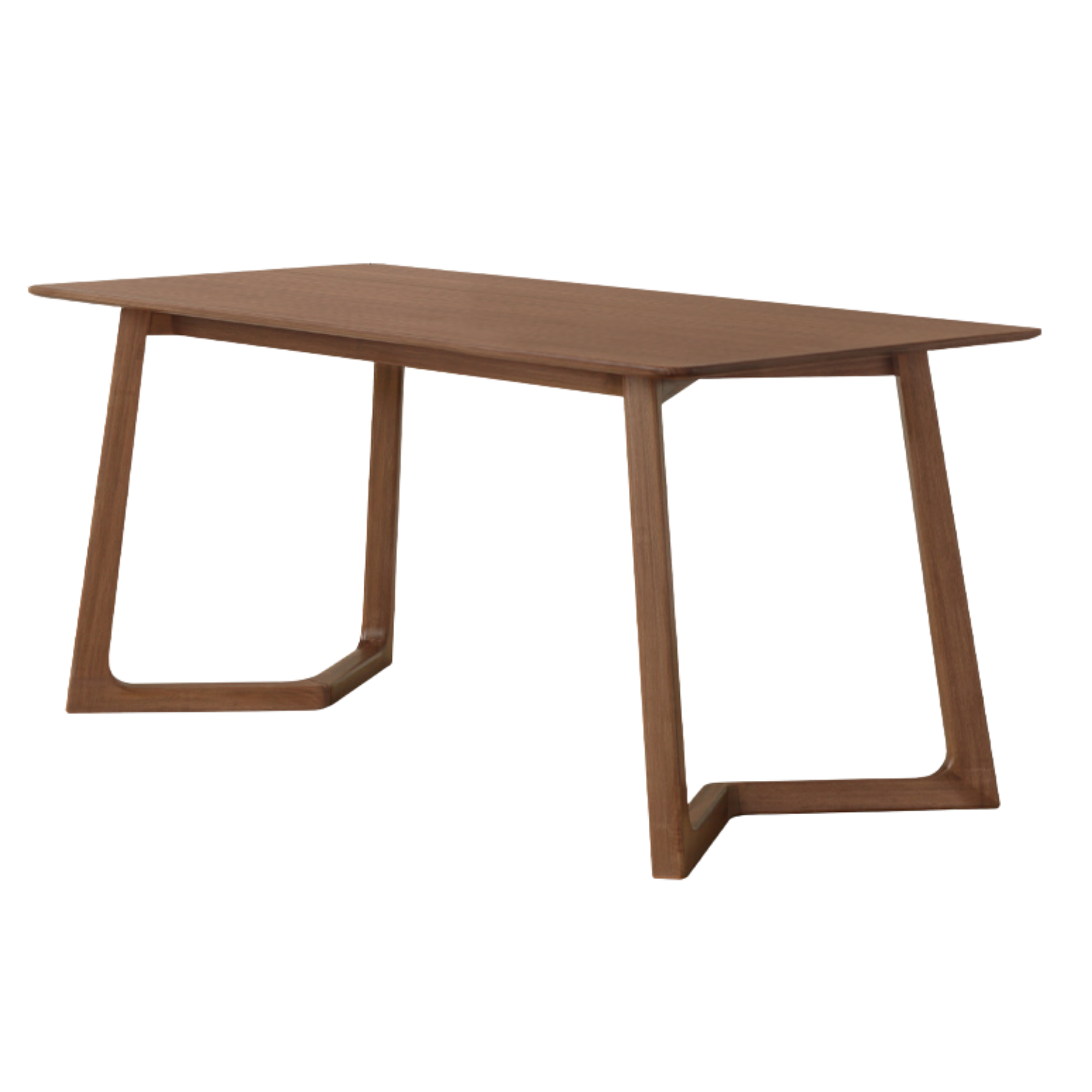 Black Walnut, Oak Solid Wood Rectangular Dining Table