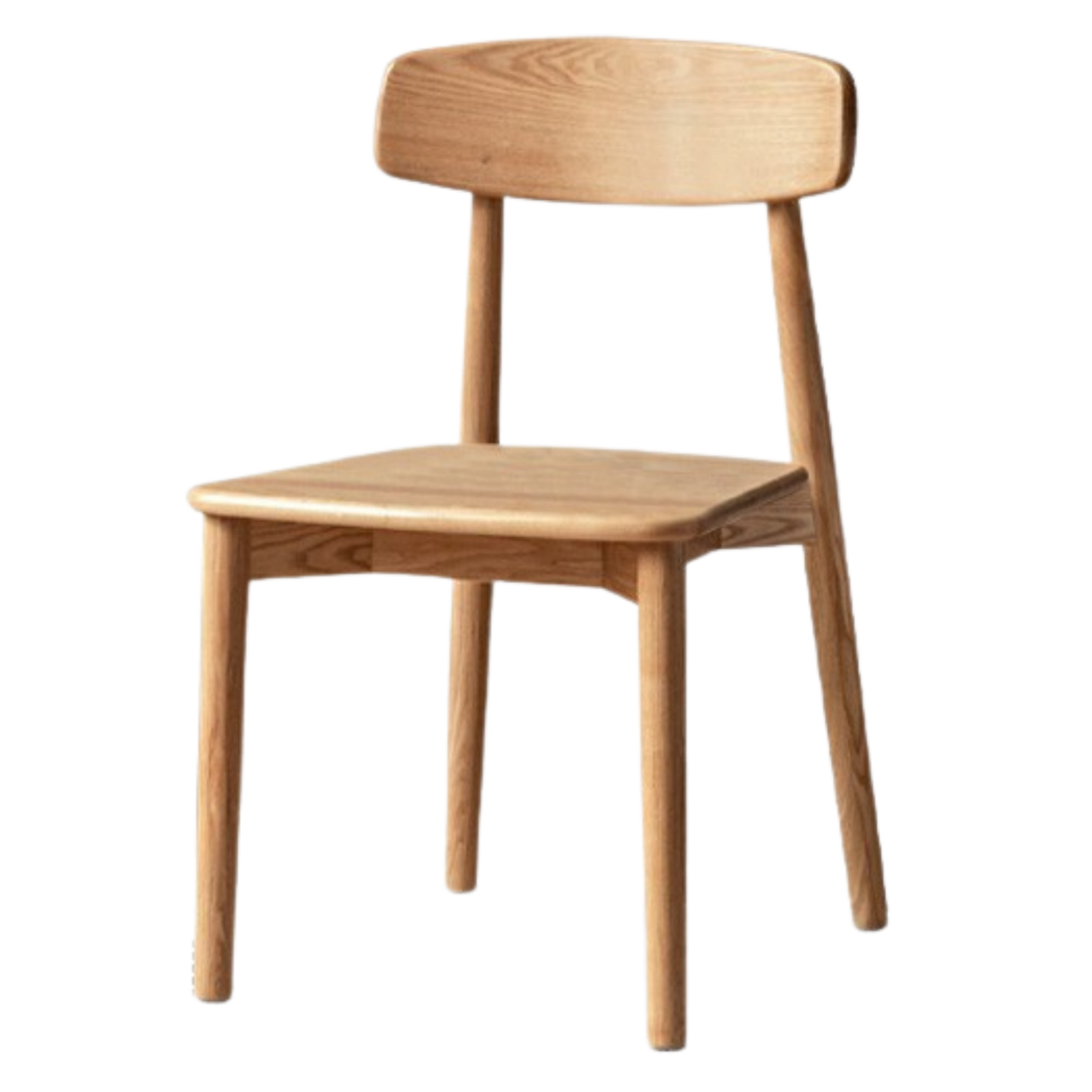 4 pcs set - Black Walnut, Ash, Oak, Cherry Solid Wood, Solid RubberWood Dining Chair