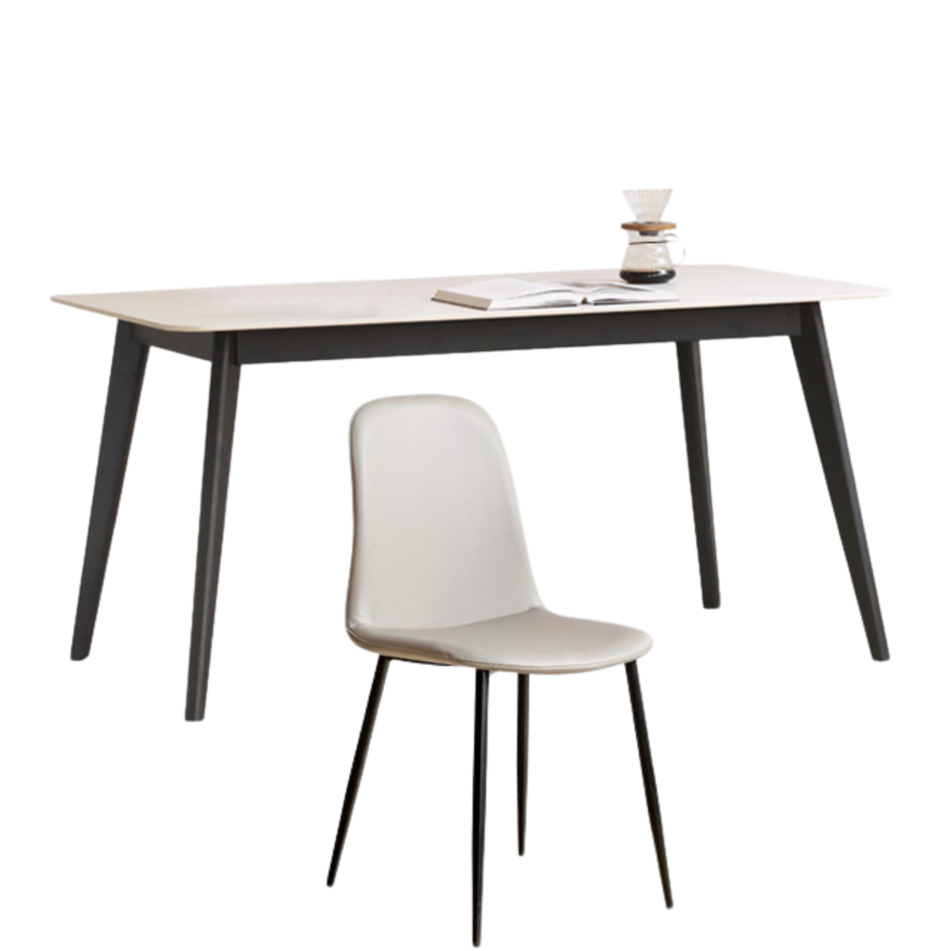 Oak, Solid Rubberwood Reliable Rock Table