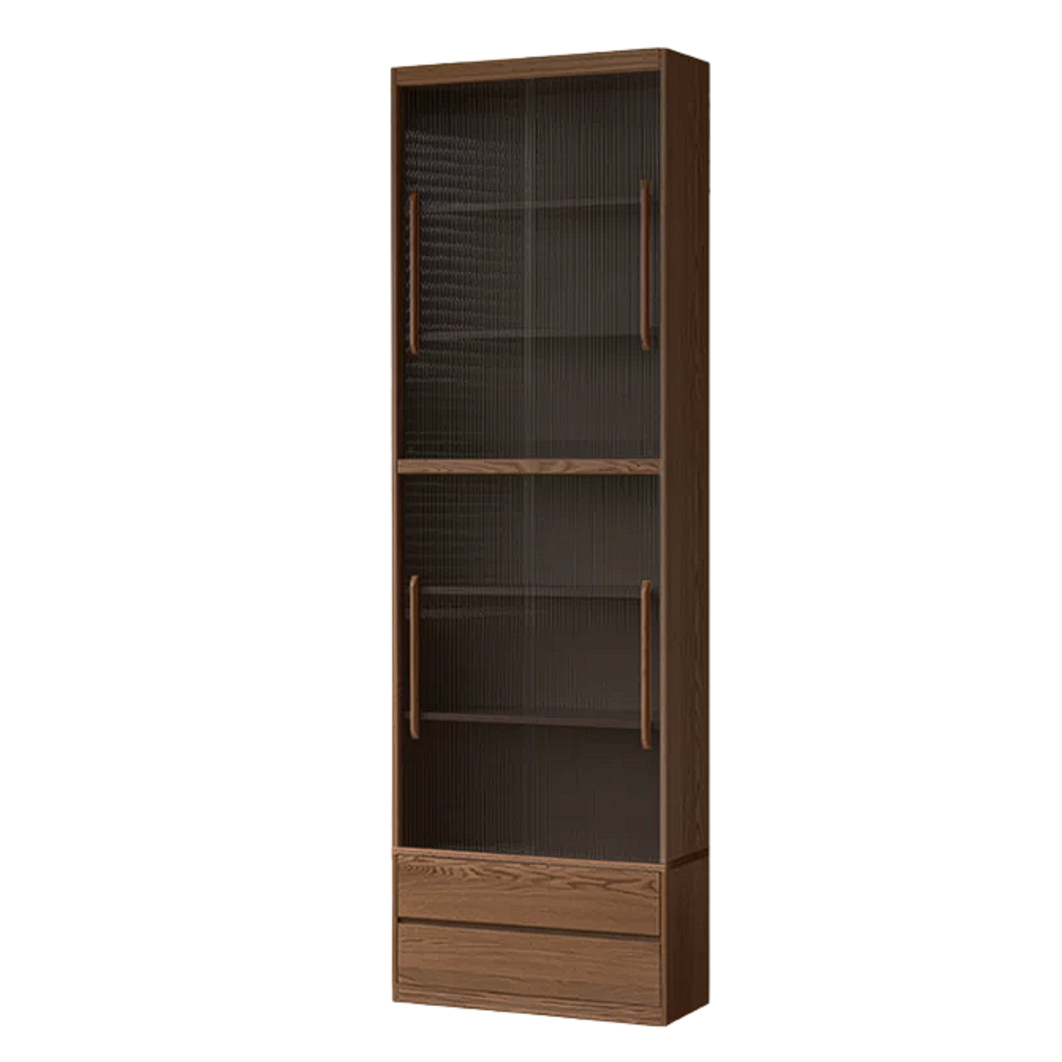 Sandalwood, Oak, Ash Solid Wood Combination Bookcase