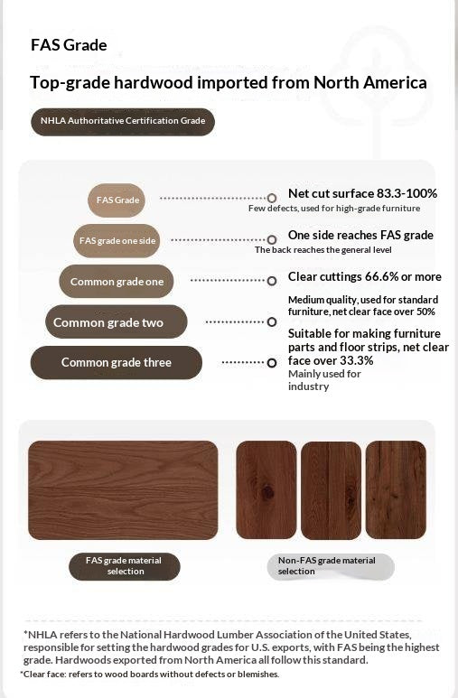 Oak Solid Wood Modern Minimalist Rock Plate Dining Table