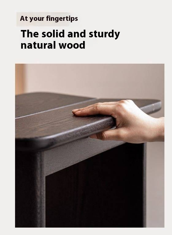Ash Solid Wood Casual Square Stool