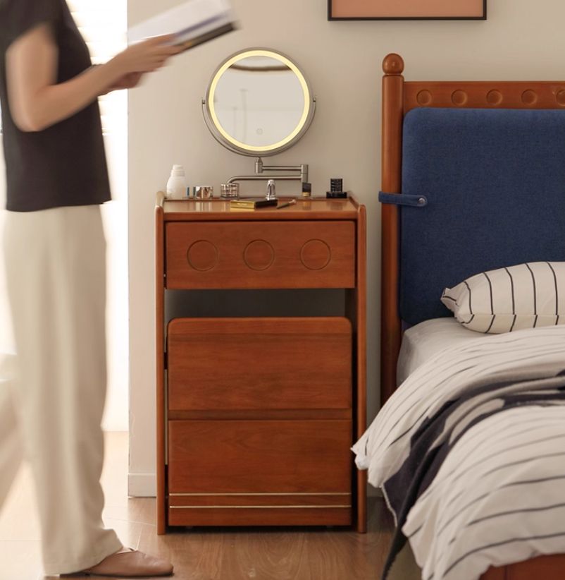 Solid Tulipwood Classic Vintage Vanity Table.